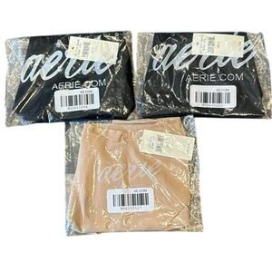 NWT Bundle of 3 Aerie No Show Cheeky Underwear Size S
